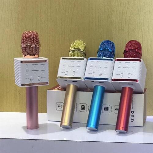 2021 Wireless Bluetooth Microphone Home Music Microphone Singing Multi-function Stereo Microphone Handheld Portable For Phones