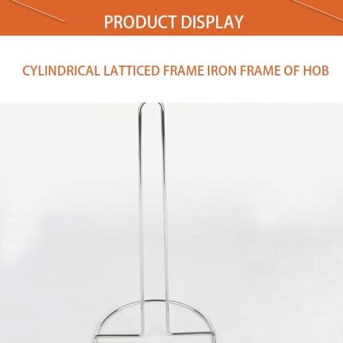 32*12cm Toilet Paper Holder Bathroom Suction Hanger Tissue Rack Kitchen Towel Hook Silver Glossy