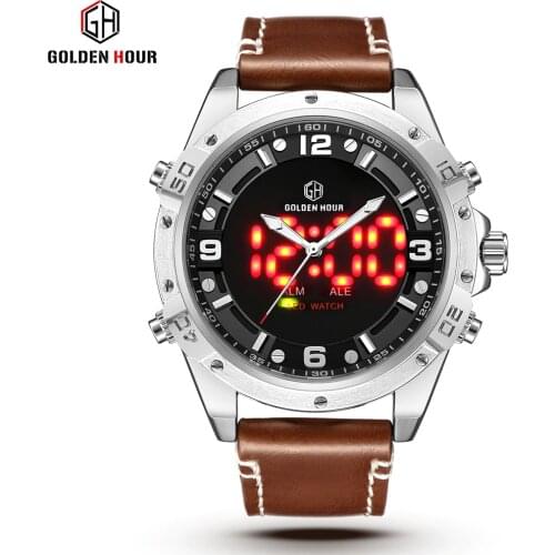 GOLDENHOUR LED Clock