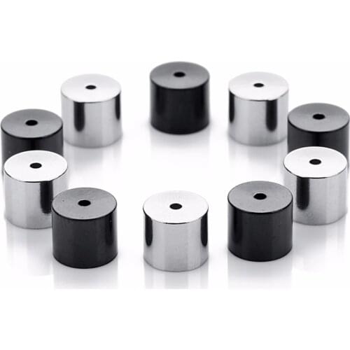 LOULEUR 10pcs Stainless Steel No Lifting Code Clasps Metal Connector Fit Leather Cord Bracelets for Diy Jewelry Making
