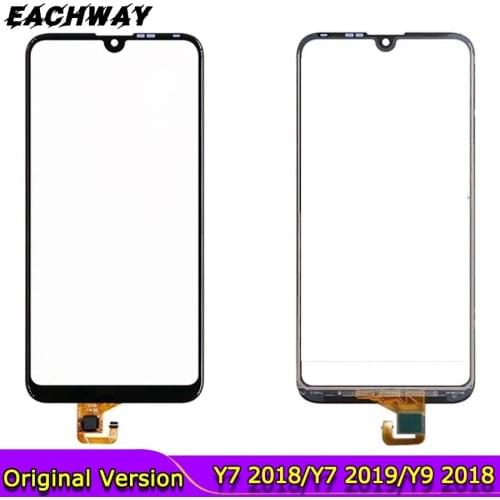 Mobile Touch Screen For Huawei Y7 2019 Y7 Pro 2019 Y7 Prime 2019 Y9 2018 Touch Screen Digitizter Panel Front Glass Lens Sensor