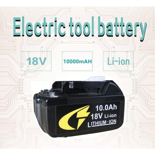 Upgraded BL1860 Rechargeable Battery 18 V 10000mAh Lithium Ion for Makita 18v Battery BL1840 BL1850 BL1830 BL1860 Free Shipping