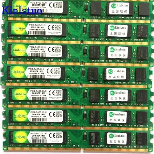 1PCS Desktop DIMM computer RAM DDR2 2Gb 800/667/ 533Mhz for Intel &AMD 2G DDR2 RAM Memoria de escritorio PC2-6400
