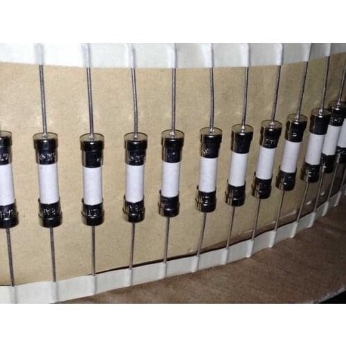 Free shipping ceramic tube T2.5AH250V size 5*20MM With PIN wire Slow-Blow 100ps/lot