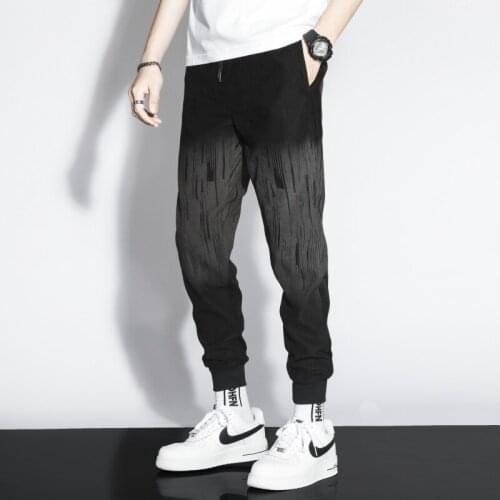 2021 Korean Casua MenS 9-Point Pants Spring Autumn New Japanese Simple Style Handsome Fashion Youth Student Trousers Boy