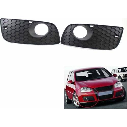 Fit for VW MK5 GTI GLI JETTA HONEYCOMB HEX MESH Fog Light Lamp Grille Grill 06-09