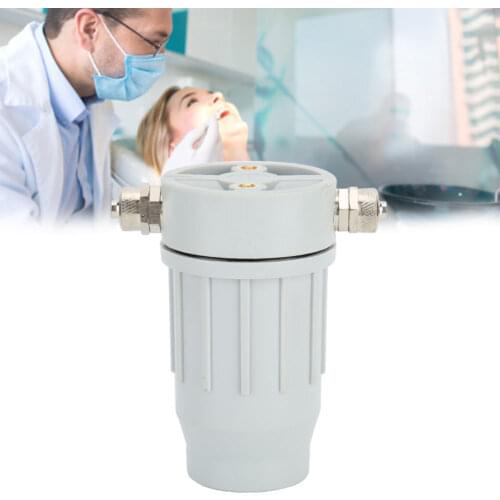 Dental Water Filter Valve Plastic Water Filter With 2pcs Connectors Dental Chair Accessory Quality Plastic Material Lightweight