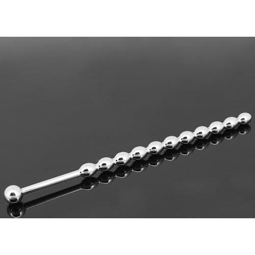 Urethral beads sound beaded Prince Albert Wand penis insert sex toys
