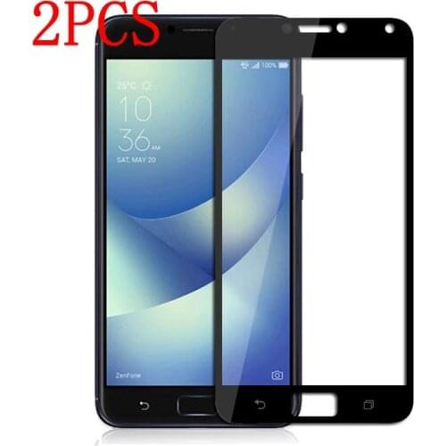 2PCS 3D Tempered Glass For ASUS Zenfone 4 Max Plus Full screen Cover Screen Protector Film For X015D