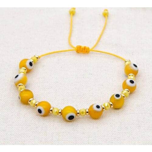 New Bohemian Evil Eye Wrap Bracelet For Women Fashion Femme Handmade Friendship Crystal Beads Bracelets Boho Jewelry Mujer Joyas