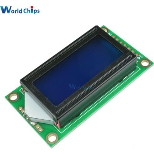 0802 LCD 8x2 Character LCD Display Module 5V LCM Blue Backlight For Arduino
