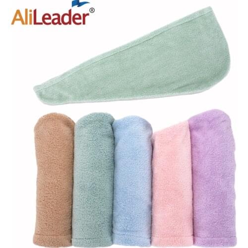 Alileader 1 Pack Hair Towel Wrap Microfiber Quick Drying Hair Towels, Super Absorbent Quick Dry Hair Towel, Wrapped Bath Cap