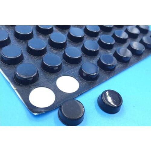 12x2.5 12*4 12*5 12*7.5 15*2 black cylindrical anti-skid Anti-collision silicone particles Protective MATS 3M glue self-adhesive