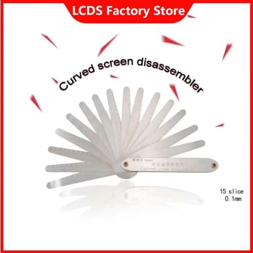 15 in 1 Mobile Phone Curved LCD Screen Opening Pry Tools Ultra Thin Flexible Stainless Steel Pry Spudger Tool