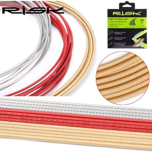 2pcs Training Slick Stainless(Silver) Road bike MTB Bike Fixed Gear Bicycle Brake Line Shift Gear Inner Wire Speed line