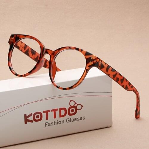 2020 New Women Optical Eyeglasses Fashion Rounds Transparent Clear Plastic Glasses Frame Classic Unisex Spectacles Eyewear