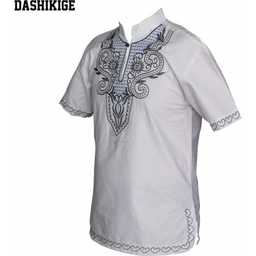Short Sleeve T-shirts For Men Dashikiage China