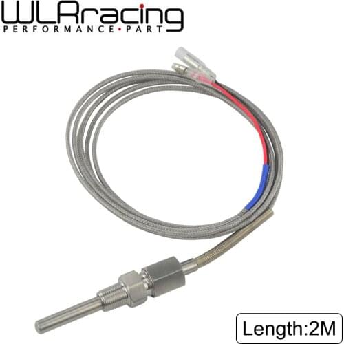Exhaust gas Temp sensor 2m EGT Thermocouple Probe Exhaust Temperature Sensors Threads Exhaust Temp Sensor WLR-CGQ0101