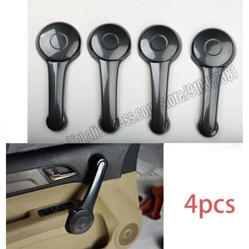 FOR HONDA CR-V CRV 2007 2008 2009 carbon fiber car Inner door armrest trim 4pcs