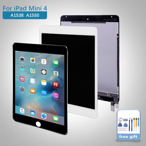 For iPad mini 4 Mini4 A1538 A1550 LCD Display Touch Screen Digitizer Panel Assembly Replacement Part
