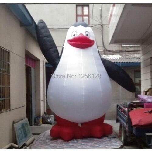 3m H Giant Balloon Inflatable Penguins of Madagascar For Advertising