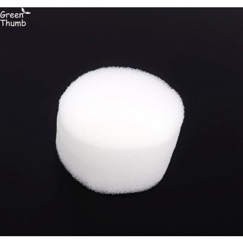 150pcs 73mm by 40mm White Nursery Sponge Gardening Supplies Roof Planting Vegetables Soilless Hydroponics Sponge