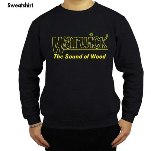 Warwick Bass Guitar Logo black long sleeve hoodies shubuzhi brand mens sweatshirt fashion hoodies euro size