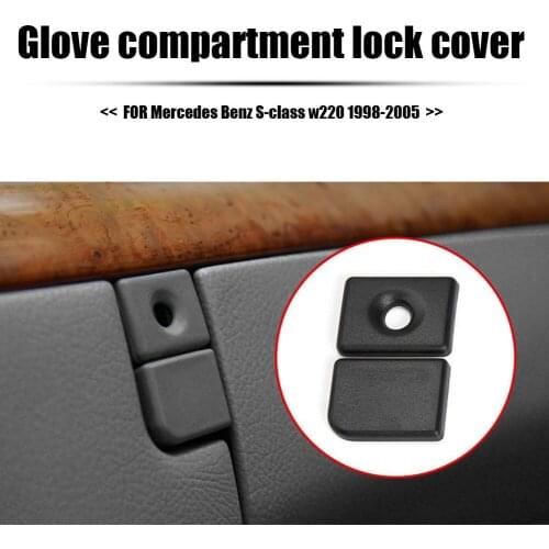 Glove Compartment Lid Lock Switch Button Cover for Mercedes-Benz W220 1998-2005 Car Glove Box Cover Glove Box Compartment