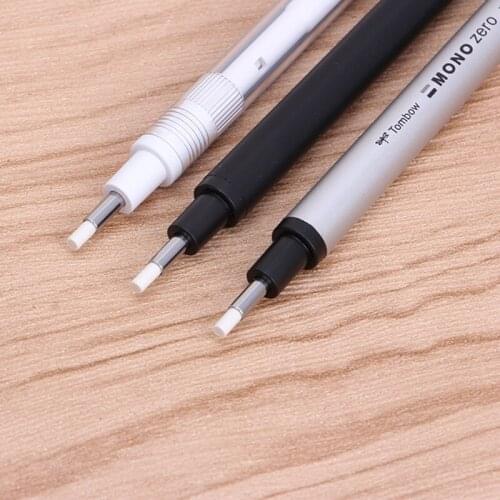 Round Tip Eraser Refill Pack Ultrafine Pencil Rubber Perfect Revise Details Professional Drawing Eraser Pen Accurate Correction