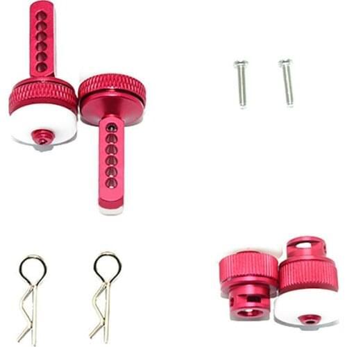 For TRAXXAS GT4-TEC 2.0 83056-4 RC Car Aluminum alloy Front/Rear Magnetic Body Shell Mount Set Upgrade Parts