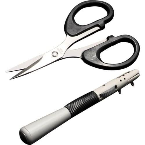 Fishing Line Knot-tying Tool Tier Hook Manual Fish Wire Stainless Steel Knot Fishing Scissors