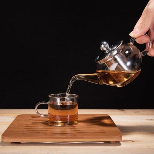 Glass Teapot With Borosilicate 304 Stainless Filter Infuser Teapot for Bubble Puer Red Tea Teaware Taste Heater Warmer Kettle