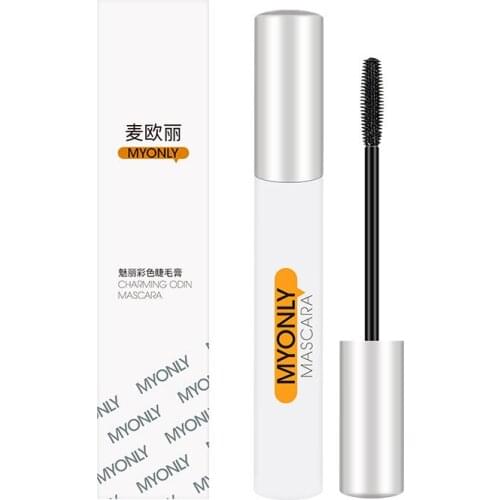 Glamour Color Mascara 4D Silicone Brush Head Curly Thick And Long Mascara Makeup Mascara Eye Makeup Cosmetics TSLM1