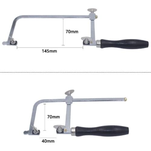 Jewelry Saw Frame Adjustable Jeweler Making DIY Tools Blade Handmade Crafts Arc