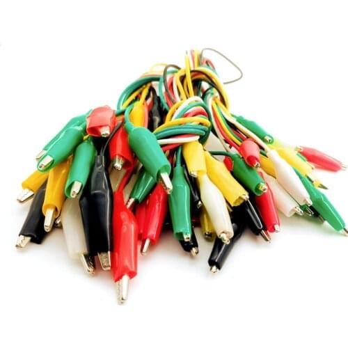 10pcs Alligator Clip Electric DIY Test Line Alligator Double Head Cockroach Clip Alligator Clip Test Jumper