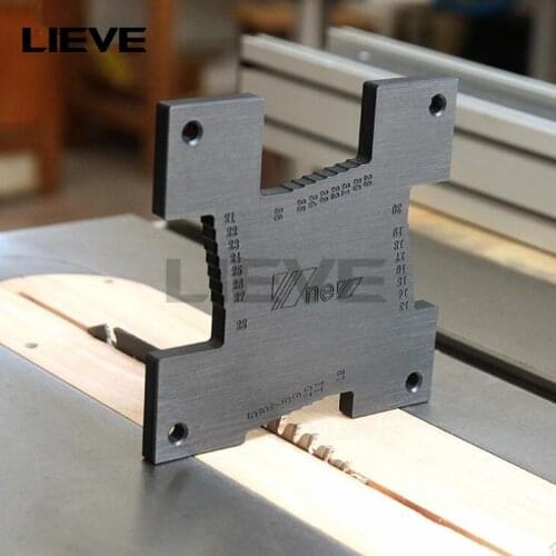 2Pcs High Precision Height Gauge 5-36.5mm Woodworking Router Table Electric Circular Saw Engraving Machine Measuring Tool Ruler
