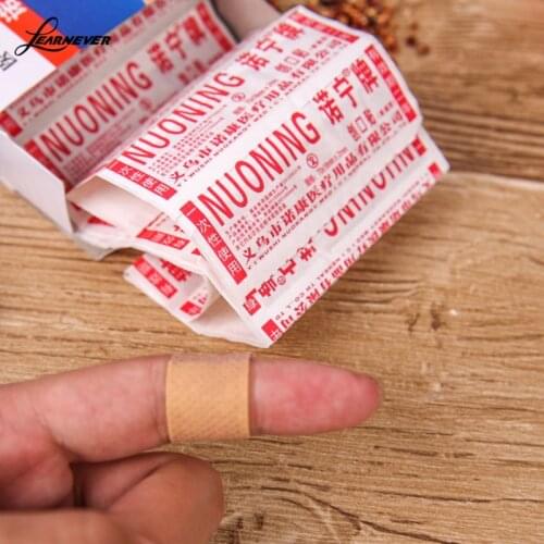 50pcs Waterproof Band Aid Breathable Adhesive Plaster Wound Hemostasis Sticker Band Sterile First Aid Hemostasis Medical Bandage