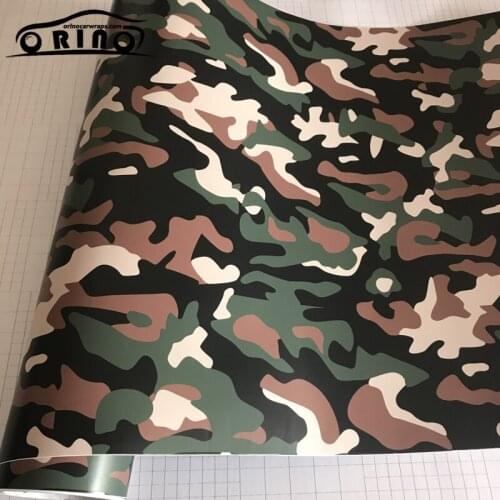 50x300cm Black Green Camo Car Wrap Foil With Air Bubble Army Green Camouflage Car Sticker Vinyl With Air Bubble Free