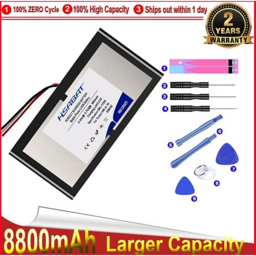 HSABAT 0 Cycle 8800mAh 3095190 Battery for Teclast X98 air 3G P98 3G Tablet PC 3 wire X98 X98 AIR p98 X98 P98HD P98 Accumulator