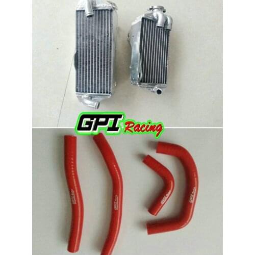ALUMINUM RADIATOR +hose for Honda CRF 450 R CRF450R 2017 17 LEFT+RIGHT