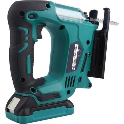 900W Cordless Jigsaw Electric Jig Saw Metal Wood Cutter for 18V Li-Ion Battery Garden Multi-Function Woodworking Power Tool