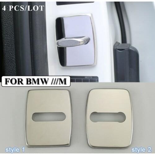 Ceyes Car Styling Door Lock Cover Case For BMW M 1 3 5 7 Series X1 X3 X4 X5 X6 e90 f30 E36 E39 E46 E30 Accessories Car-Styling