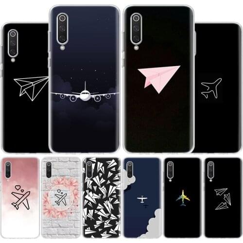 Travel the world paper plane Cover Phone Case For Xiaomi Redmi Note 10 9 9S 8T 8 7 6 5 9A 6A 7A 8A 9C K20 S2 Pro Luxury Soft Coq