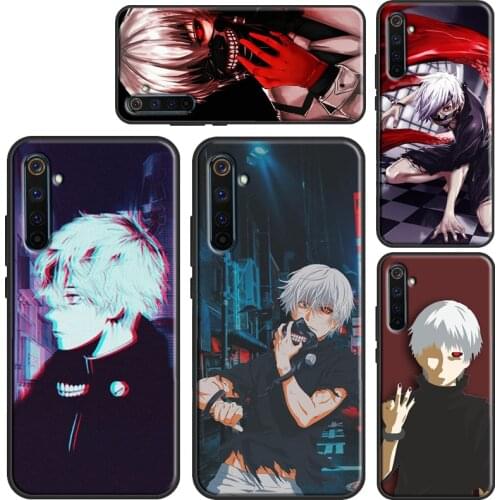 Tokyo Ghoul Kaneki Ken Anime Case For OnePlus 9 8 Pro Nord 7T 8T 9R Cover For Realme C3 C21 C11 C15 GT Neo 6 7 8 Q3 Pro