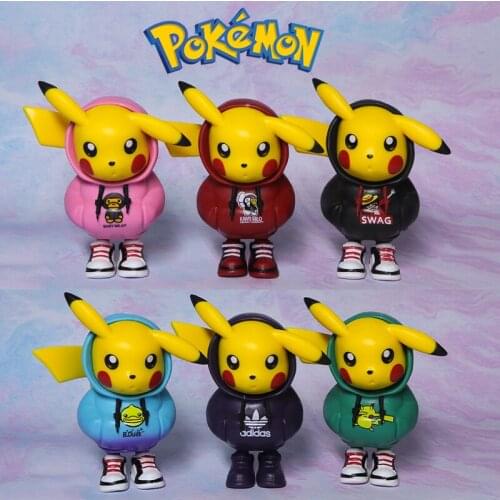 Pokemon SOUL-M Pikachu Series Cute Action Figure Model Toys