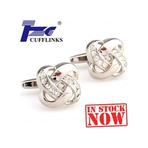 TZG08057-2 Stone Knots Cufflink Cuff Link 2 Pairs Free Shipping