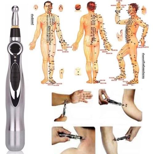 Electronic Massage Pen Pain Relief Therapy Pen Safe Acupuntura Meridian Energy Heal Massage Body Head Leg Massage