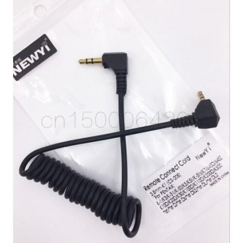 3.5mm-K1 Shutter Release Cable for PENTAX CS-205 K3 K5 K50 K10 K20 K30 K100 K110D K200D K500 NX10 NX100 Compatible Cameras