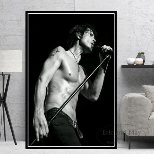 Chris Cornell Music Singer Star Posters And Prints Canvas Painting Wall Art Picture Vintage Poster Decorative Home Decor Cuadros