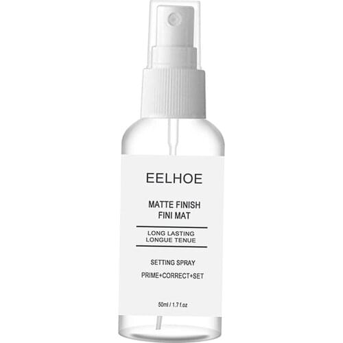 Matte Setting Spray, 50ml Professional Makeup Face Mist Oil Control Long Lasting Sprayer Stay All Day Cosmetic Finishing Spray